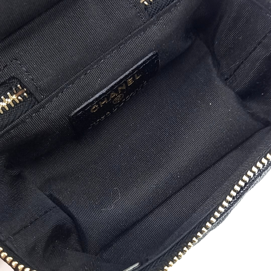 CHANEL CAVIAR VANITY MINI CHAIN CROSSBODY BAG (JP)