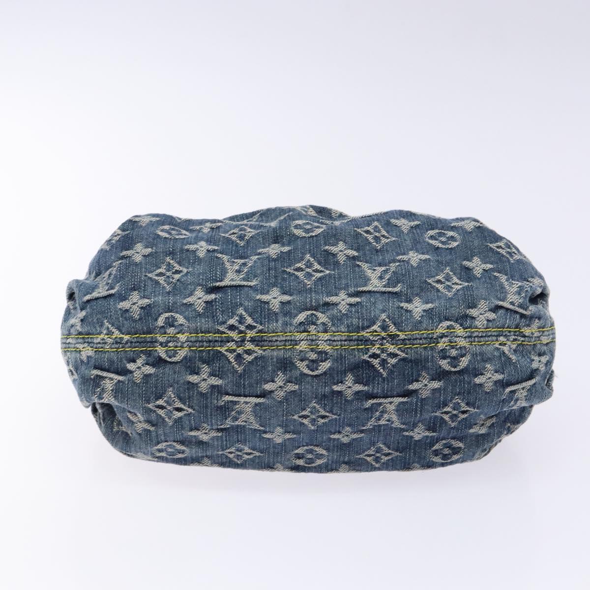 Pre-owned Louis Vuitton Monogram Denim Preity Hand Bag