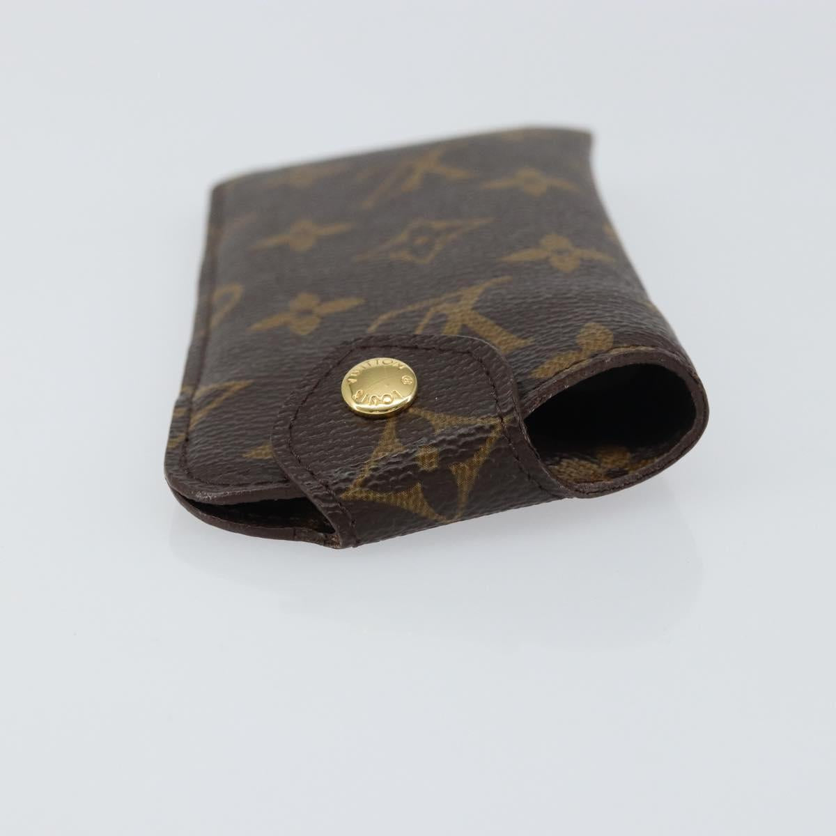 LOUIS VUITTON Monogram Etui Lunette PM Glasses Case 156686