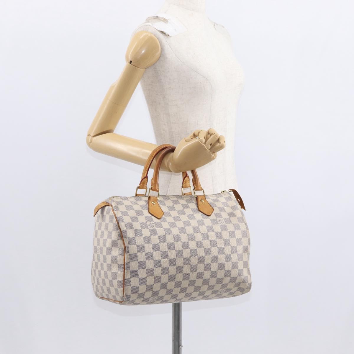 Louis Vuitton Damier Azur Speedy 30 Hand Bag
