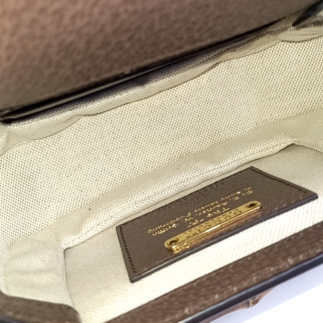 Gucci Bamboo 1947 Mini Top Handle Bag (676300) (10352788)