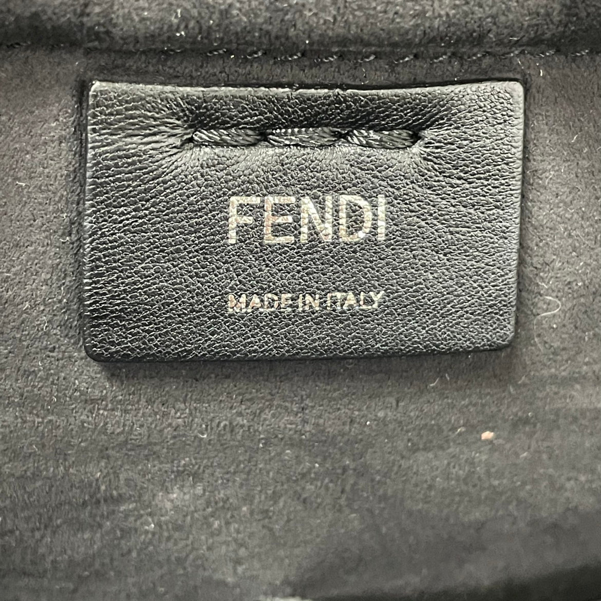 Fendi Black Leather Trois-Jours ONE Shoulder Bag 8BH279 (V9612911)