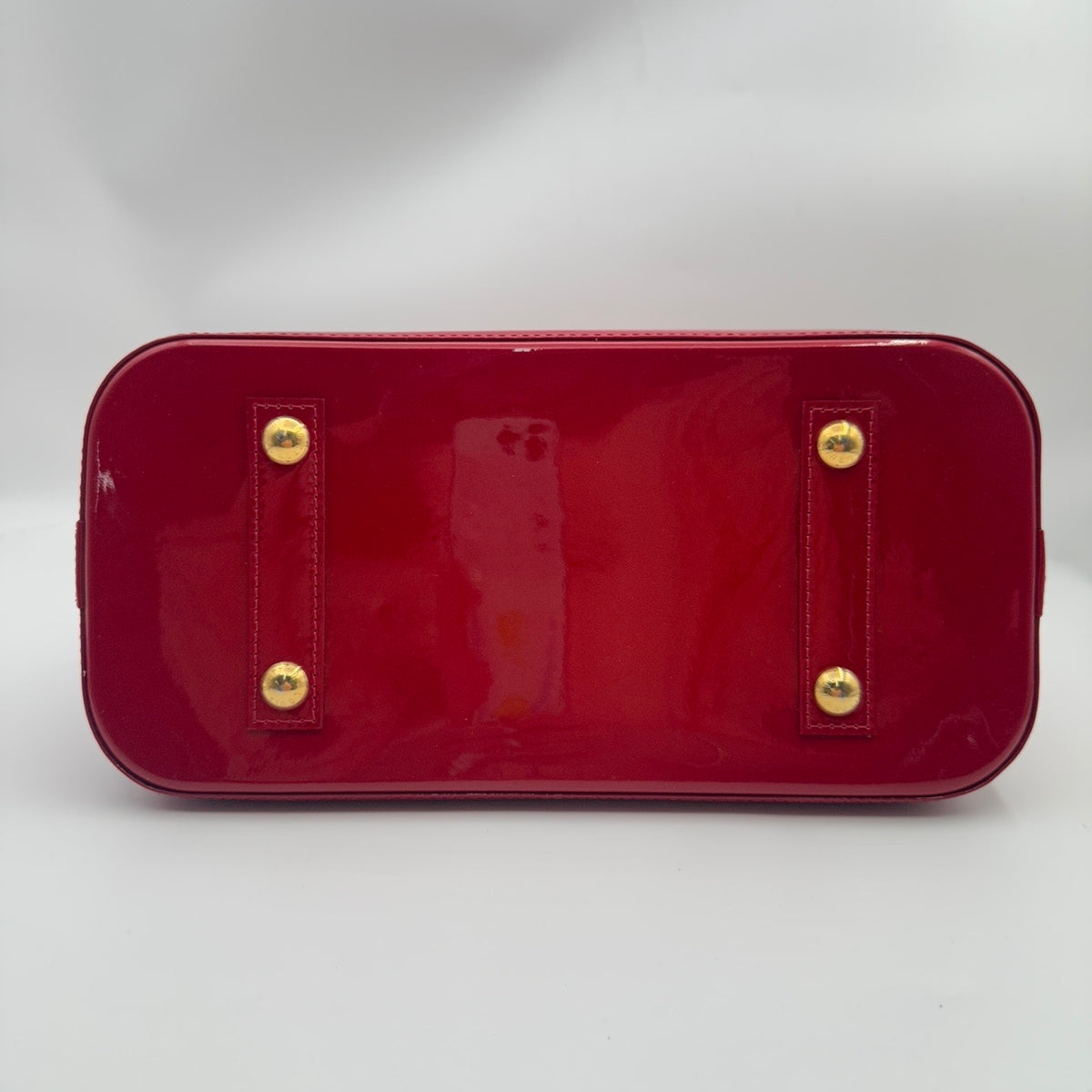 Louis Vuitton Patent Leather Alma Bag Red (LX1702)