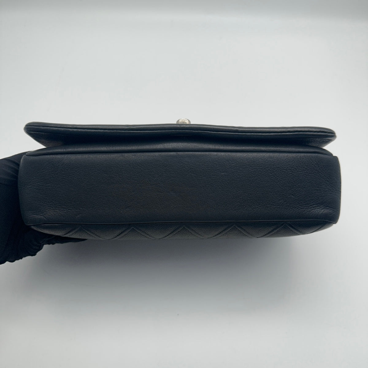 Chanel flap twill chain bag