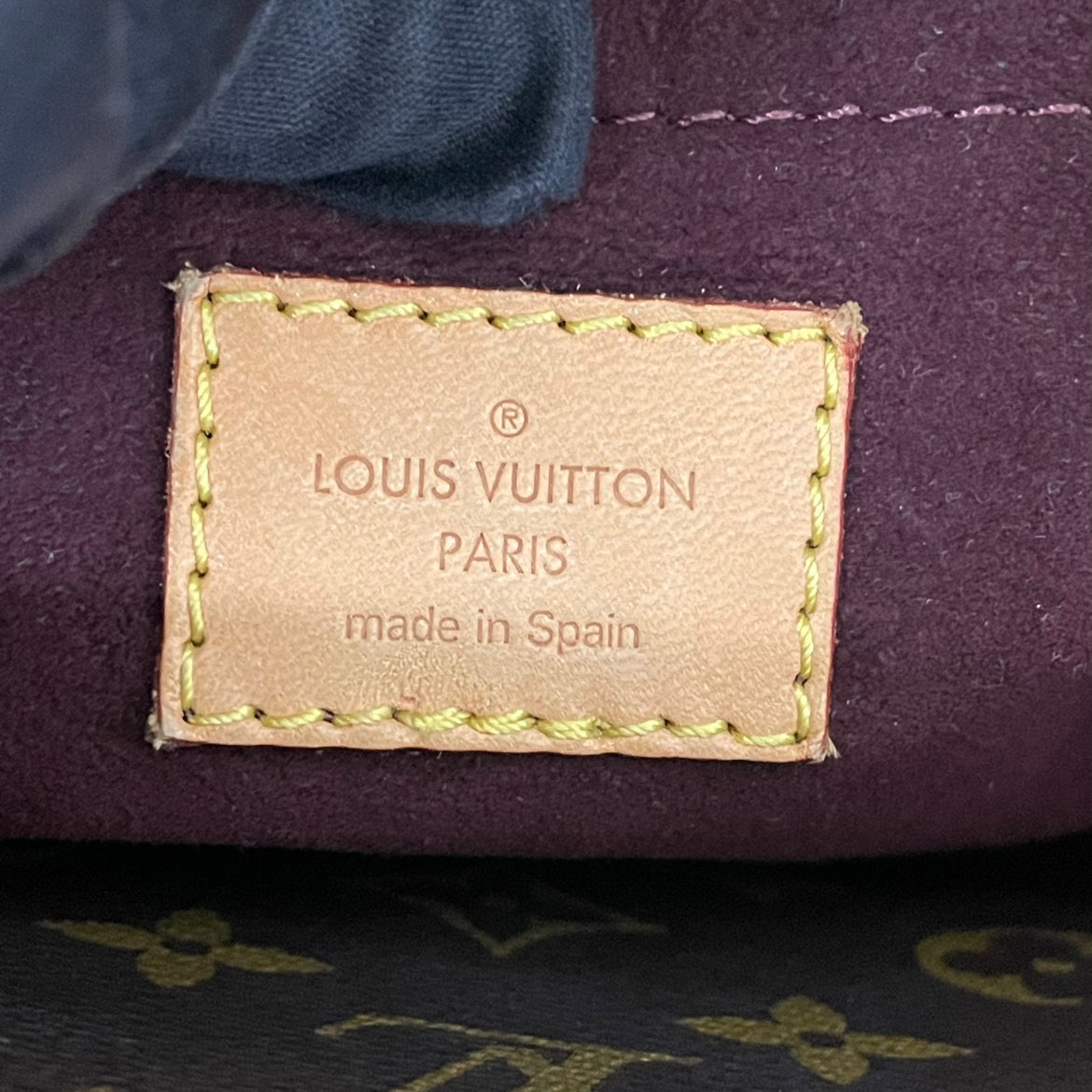 Louis Vuitton Brown PVC Monogram Canvas Montaigne MM Shoulder Bag M41056 (V1275911)