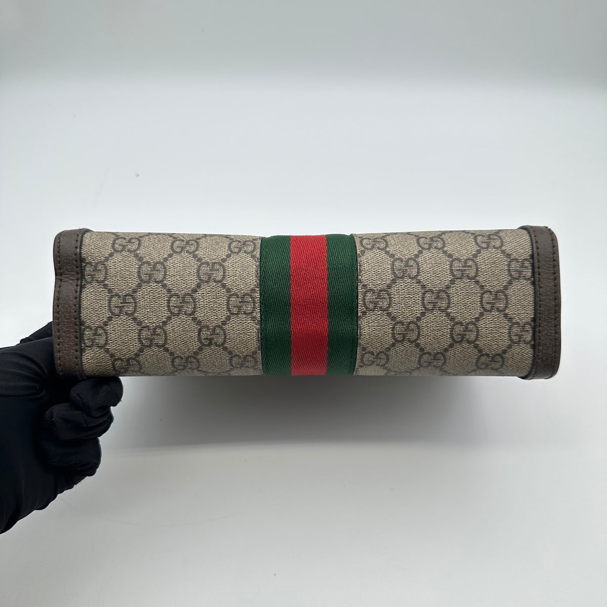 Gucci Monogram Frame Clasp Bag