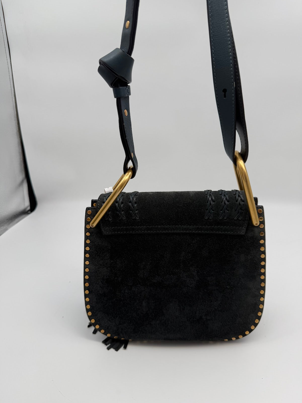 Chloe Suede Tassel Chain Bag Dark Green (BL1287)