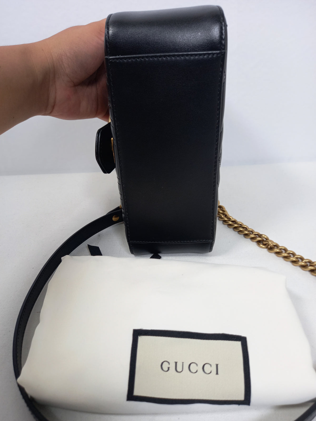 M0804P51 Gucci GG Marmont Mini Top Handle Bag (JP)