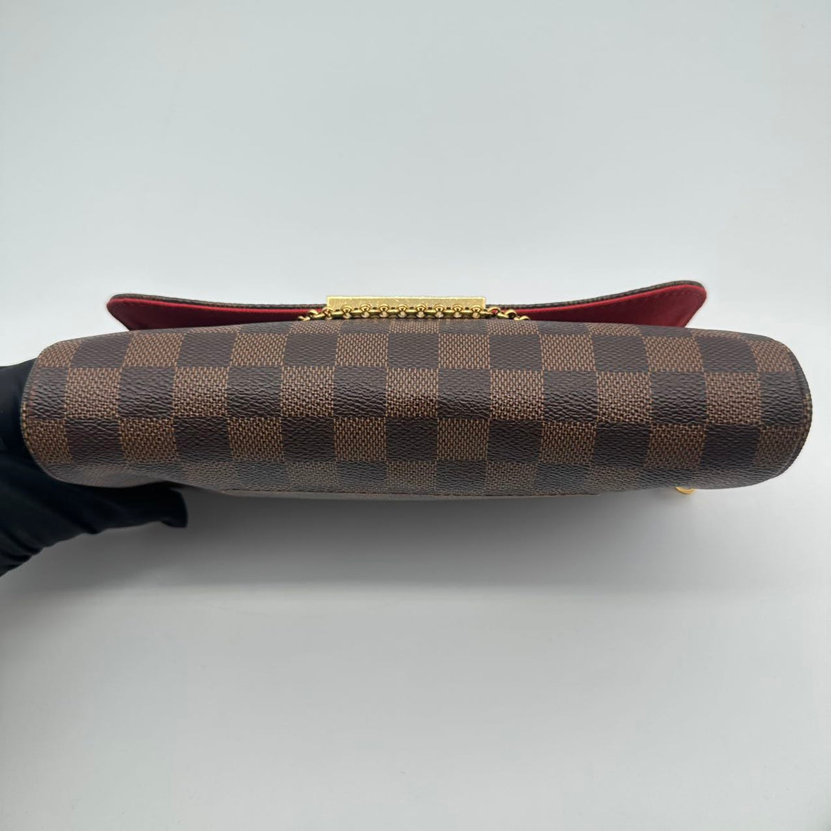 LV monogrammed classic checkered chain crossbody bag (MM040)
