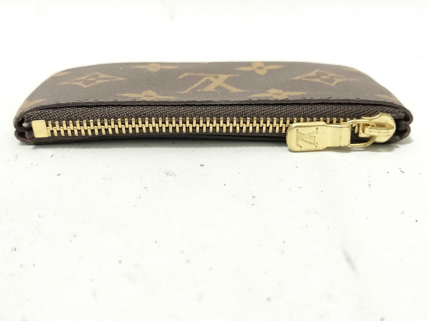 Louis Vuitton Monogram Pochette Cle Key Coin Pouch EC-0362