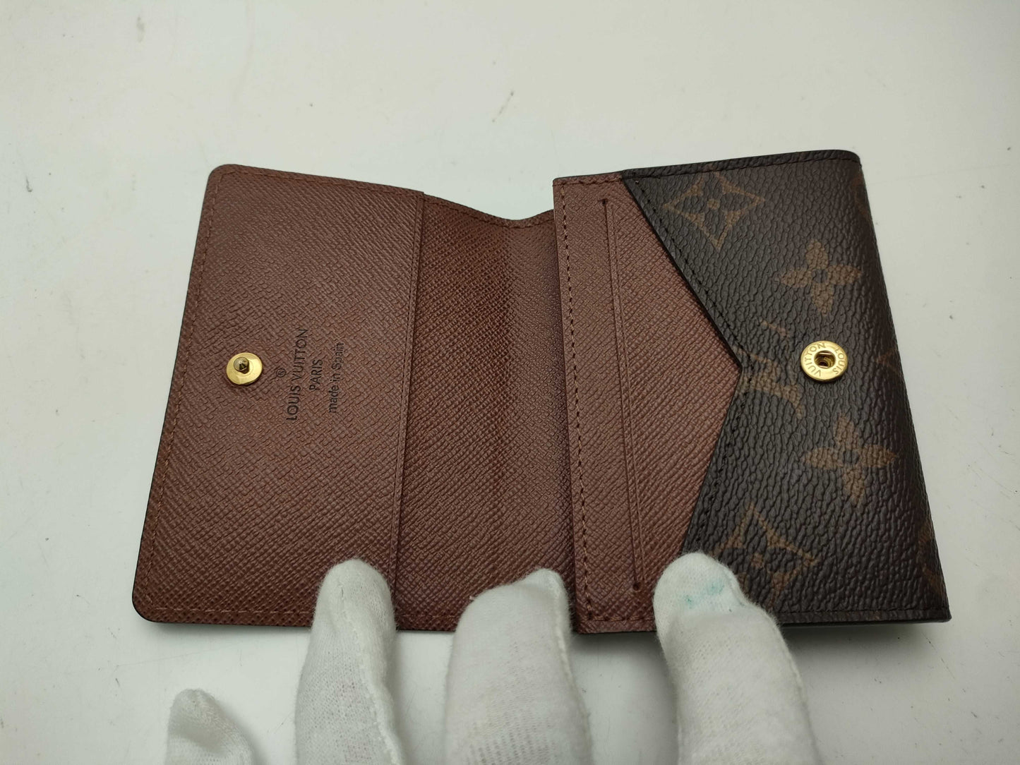 Louis Vuitton Monogram Canvas Envelope Business Card Holder EC-0703