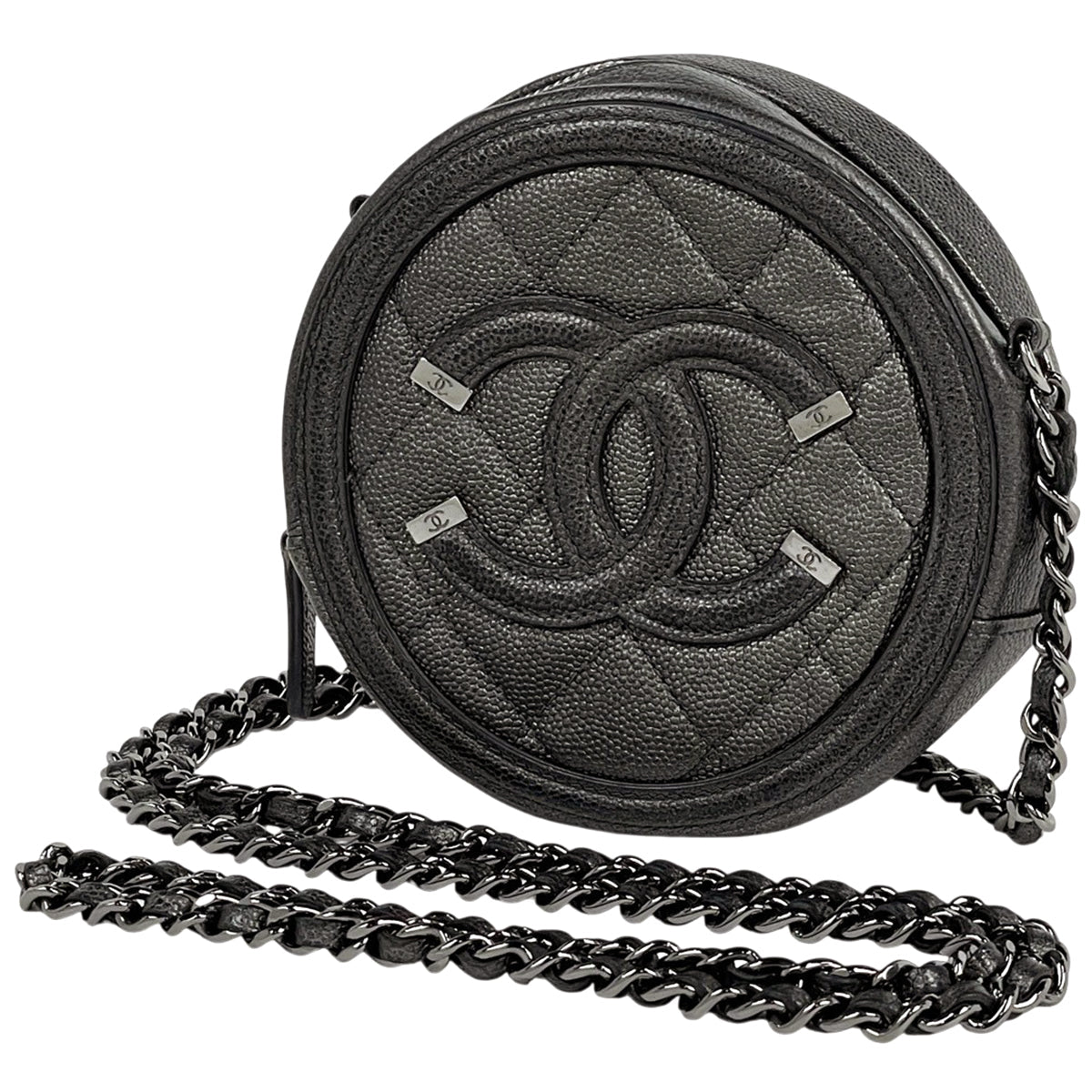 Chanel CC Filigree Chain Shoulder Bag (JP)