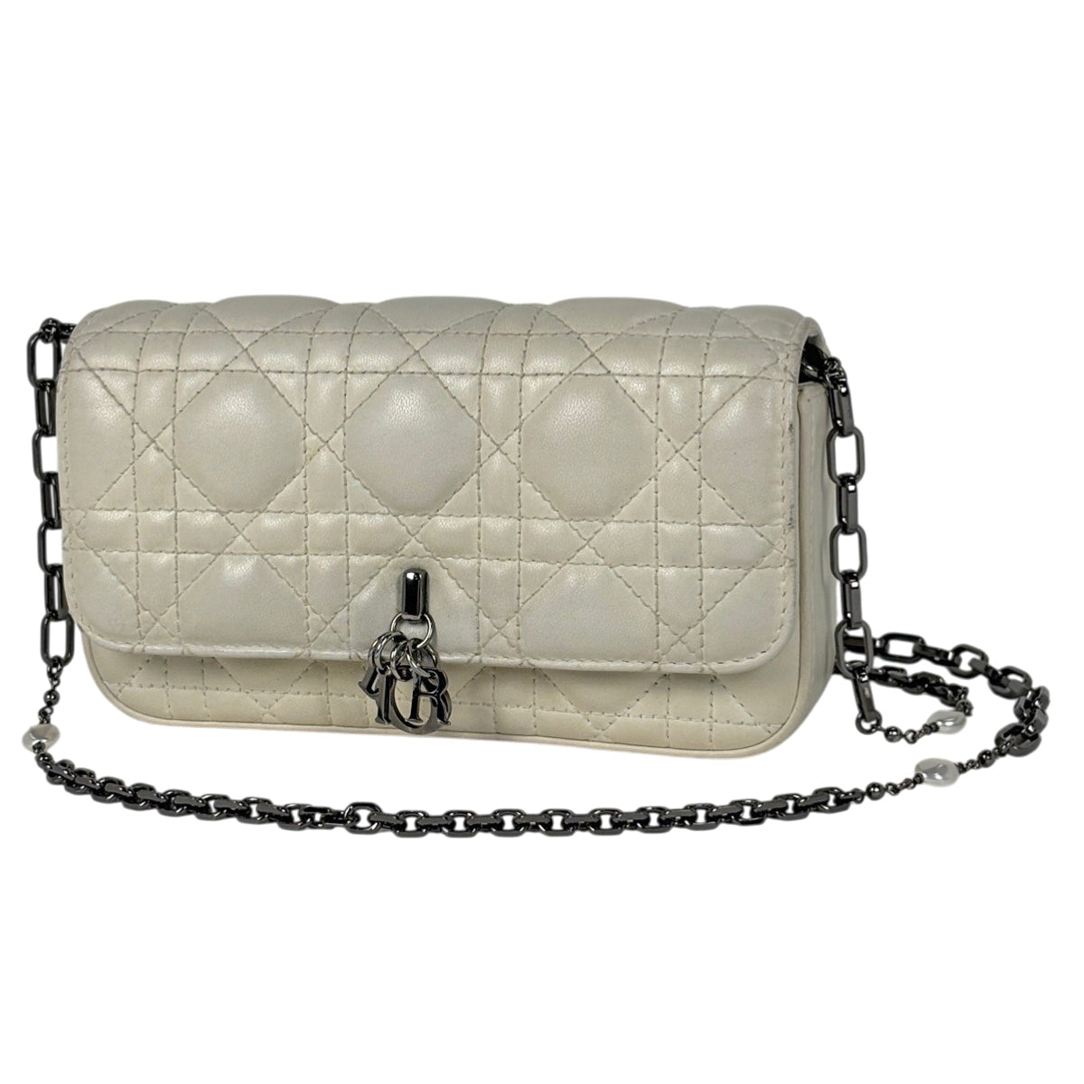 Christian Dior Cannage Chain Shoulder Bag (JP)