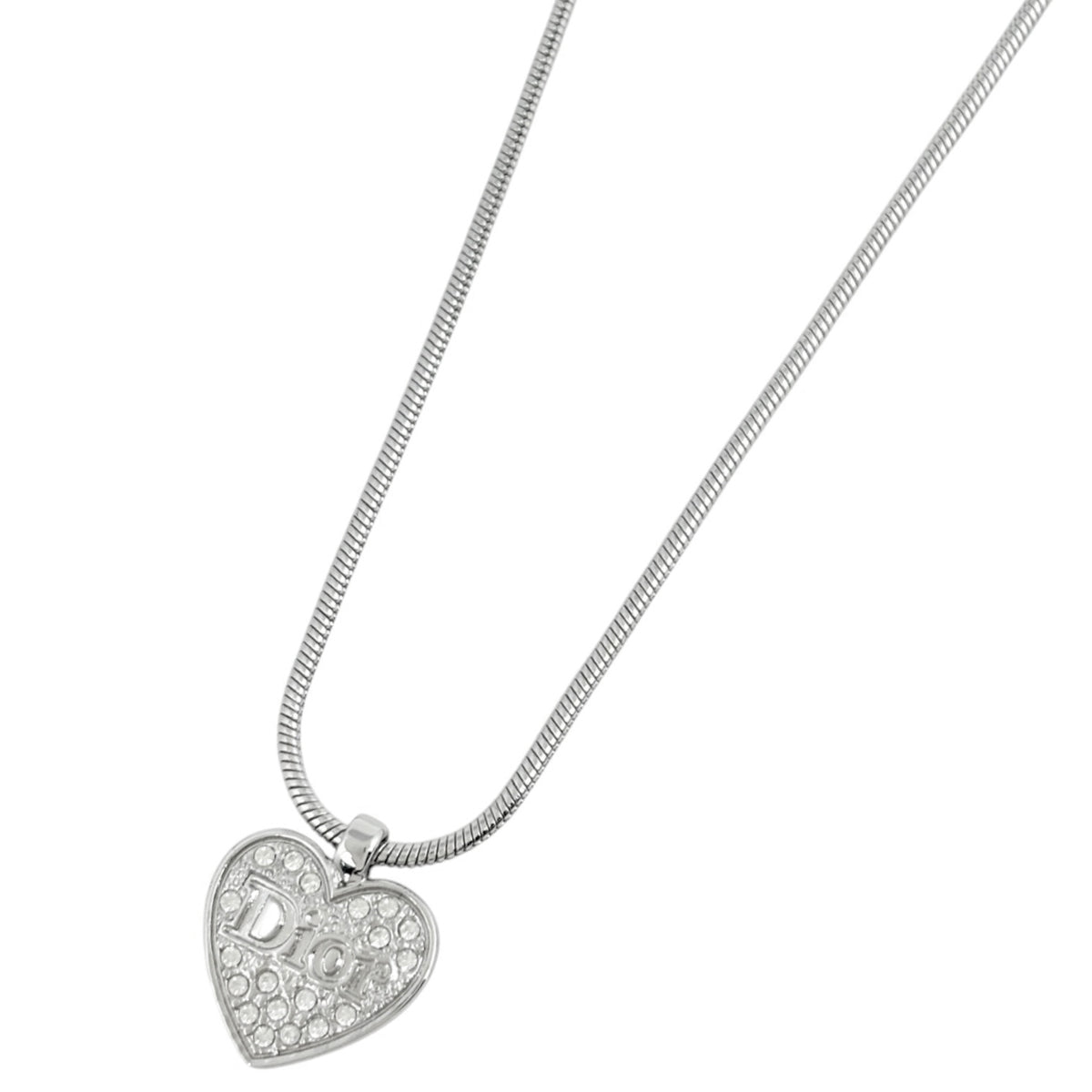 Christian Dior Silver-Plated Necklace (JP)