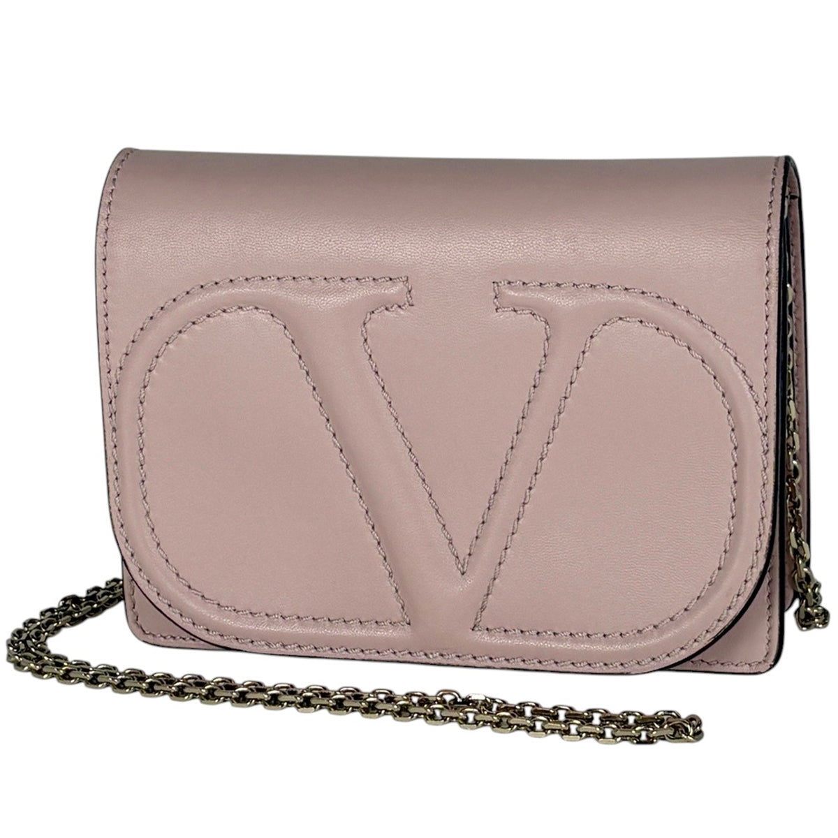 Valentino Garavani Logo Chain Shoulder Bag (JP)