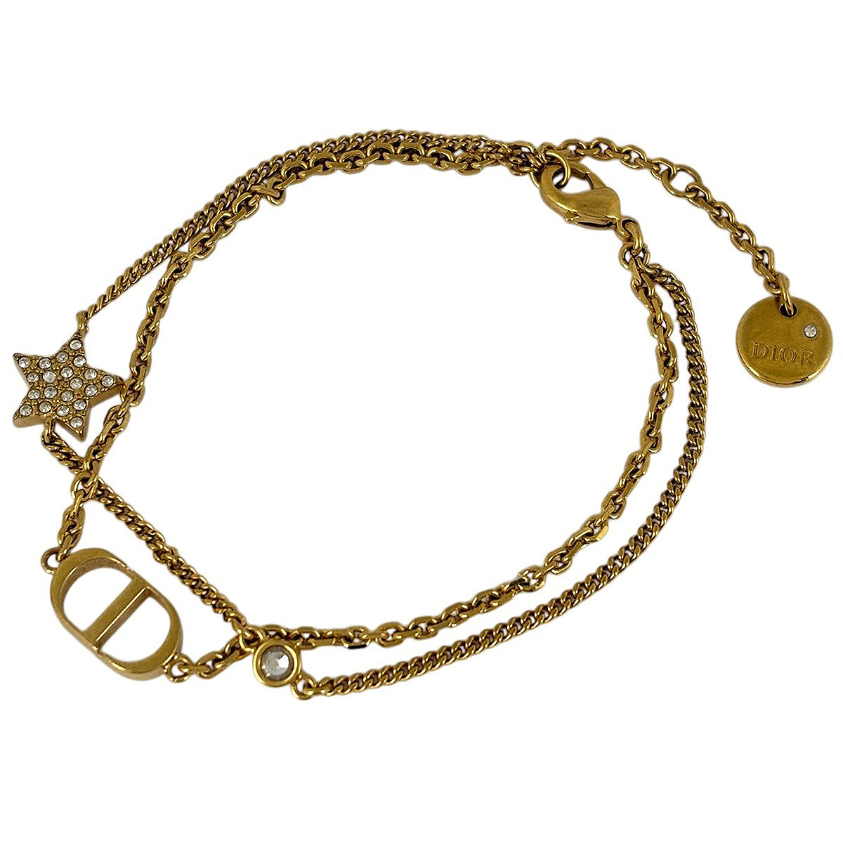 Christian Dior Silver-Plated Necklace (JP)