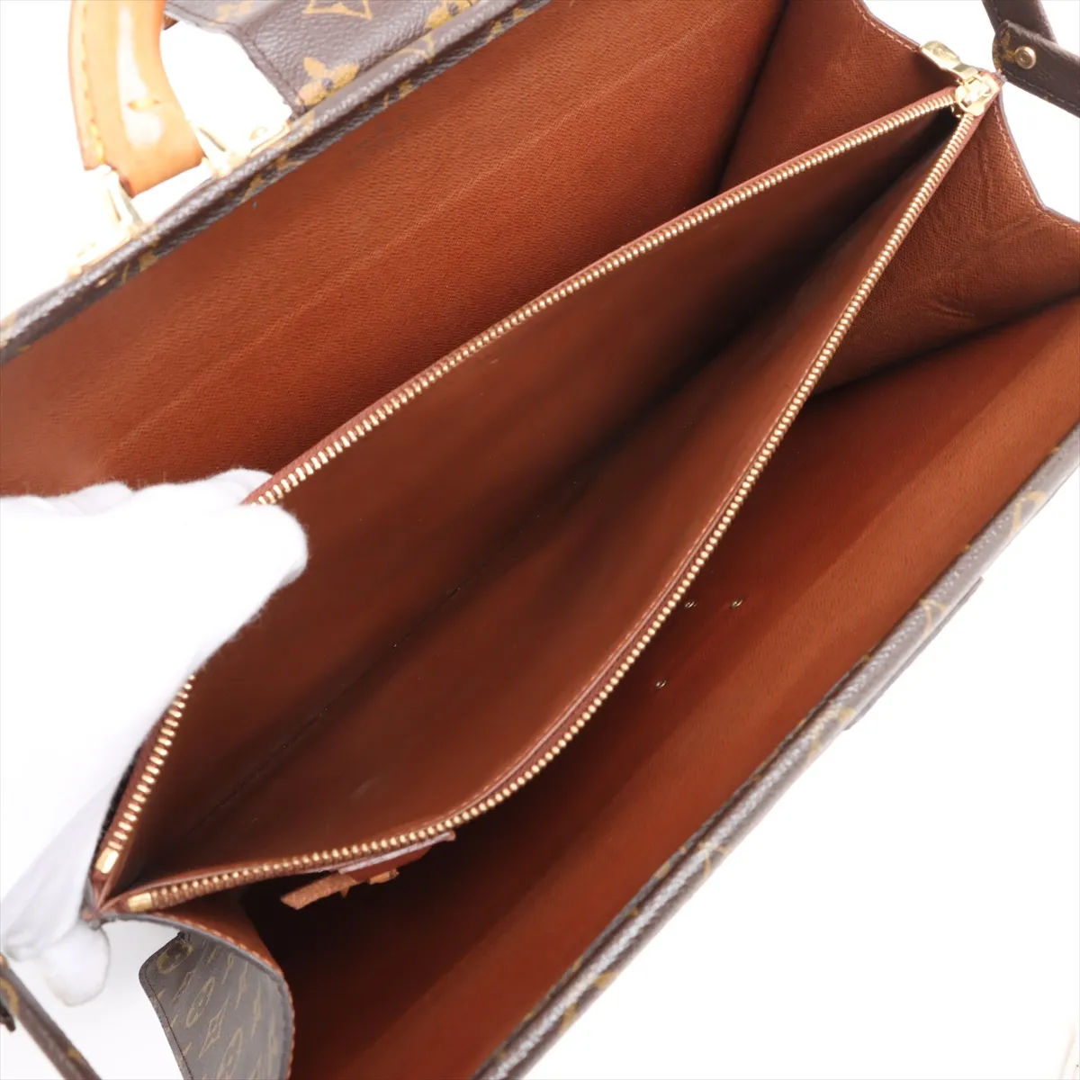 Louis Vuitton Monogram Serviette Fermoir