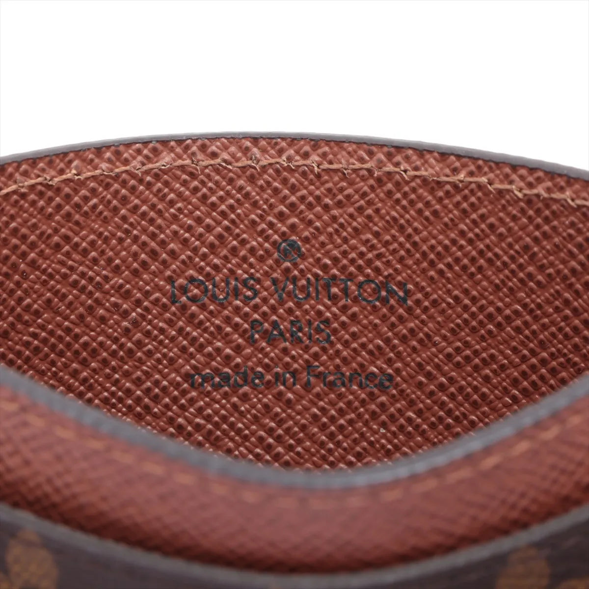 Louis Vuitton Monogram Porte Cartes Sampur Brown Card Case (SB08-896)