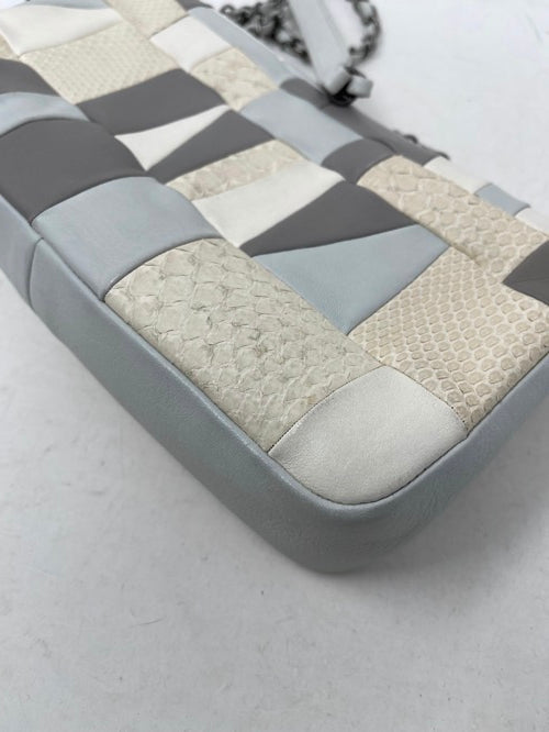 Python Patchwork Single Flap - Chanel
