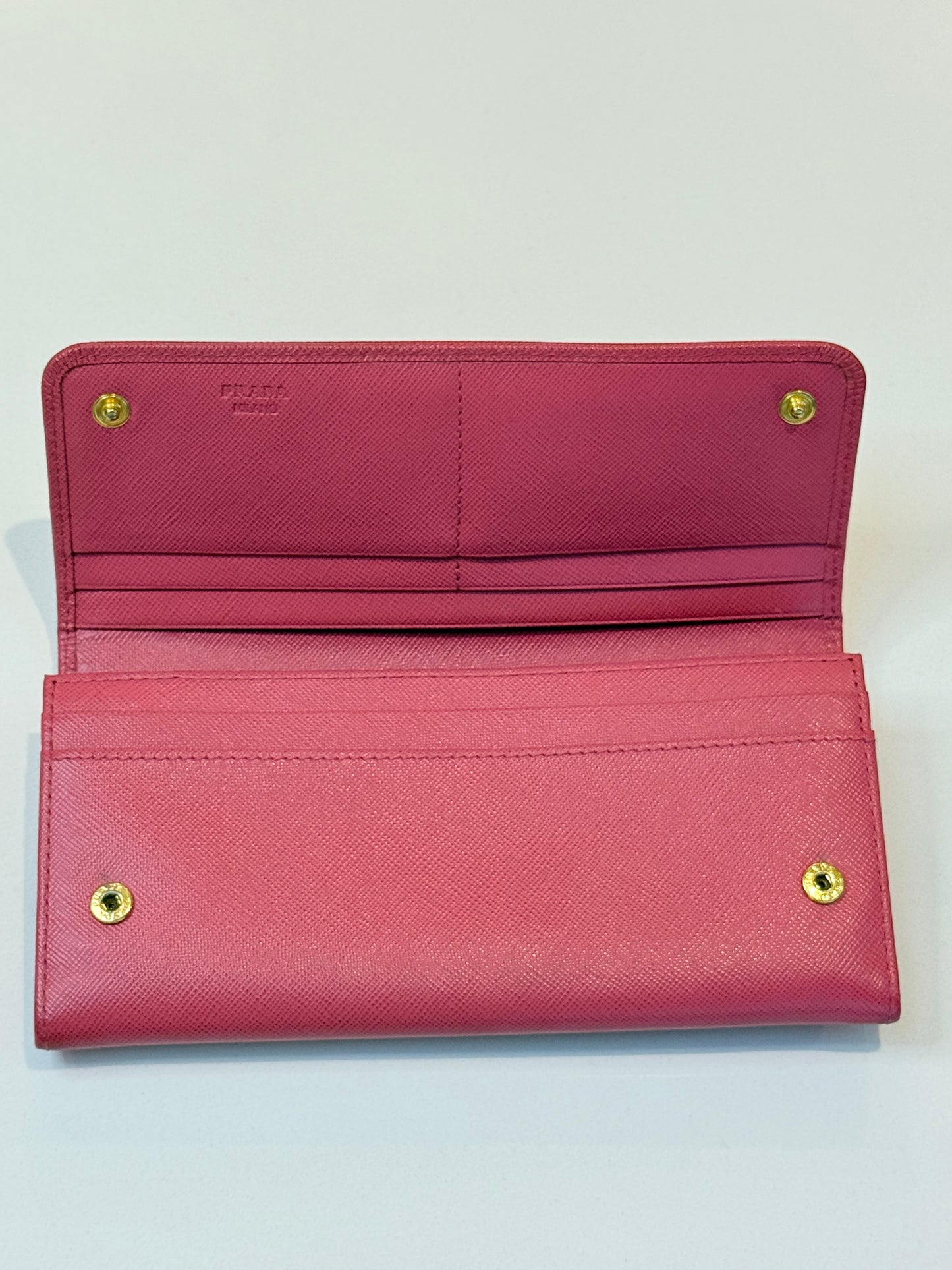 Prada Saffiano Long Wallet