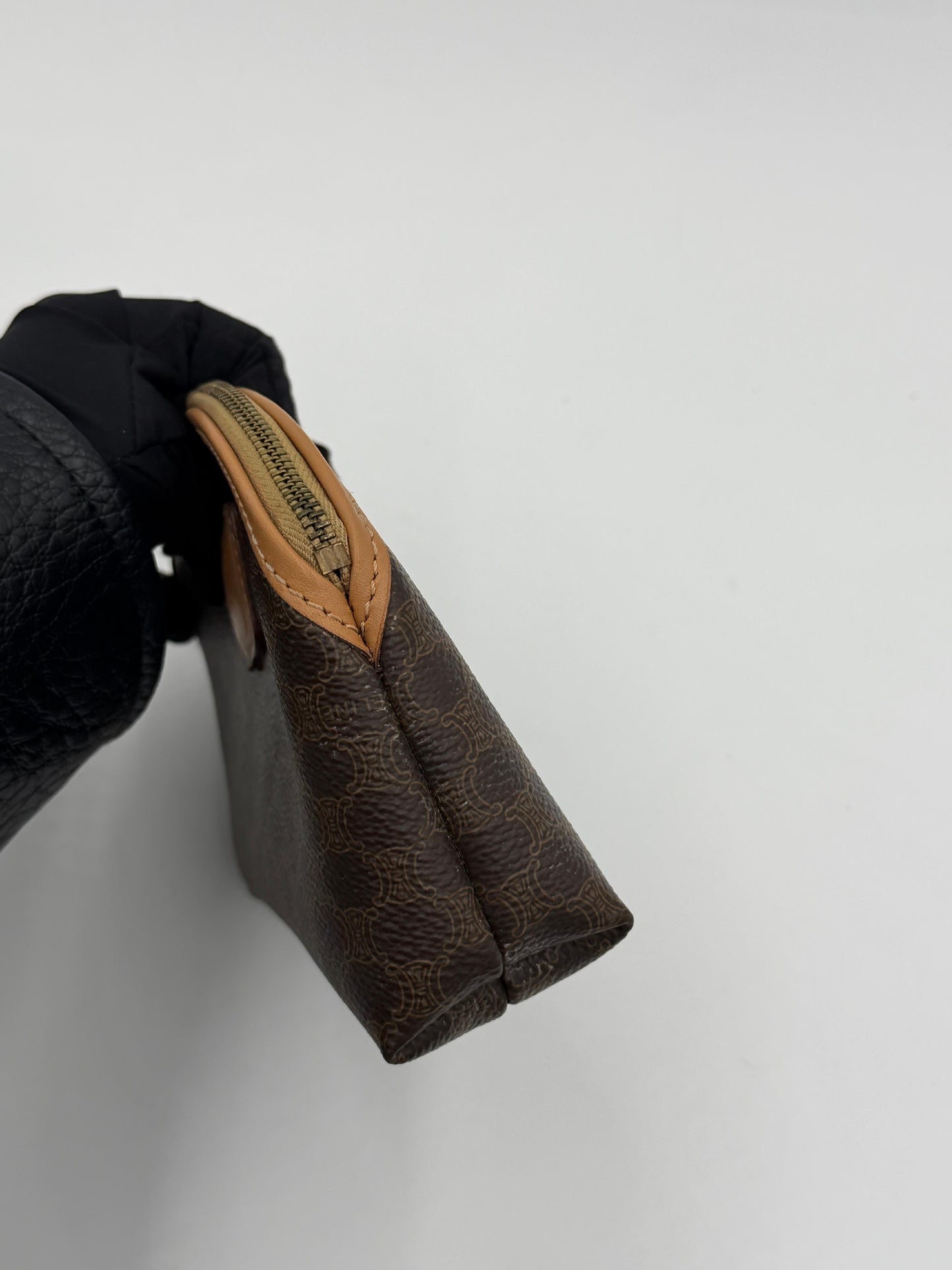 Celine Macadam Brown Pouch