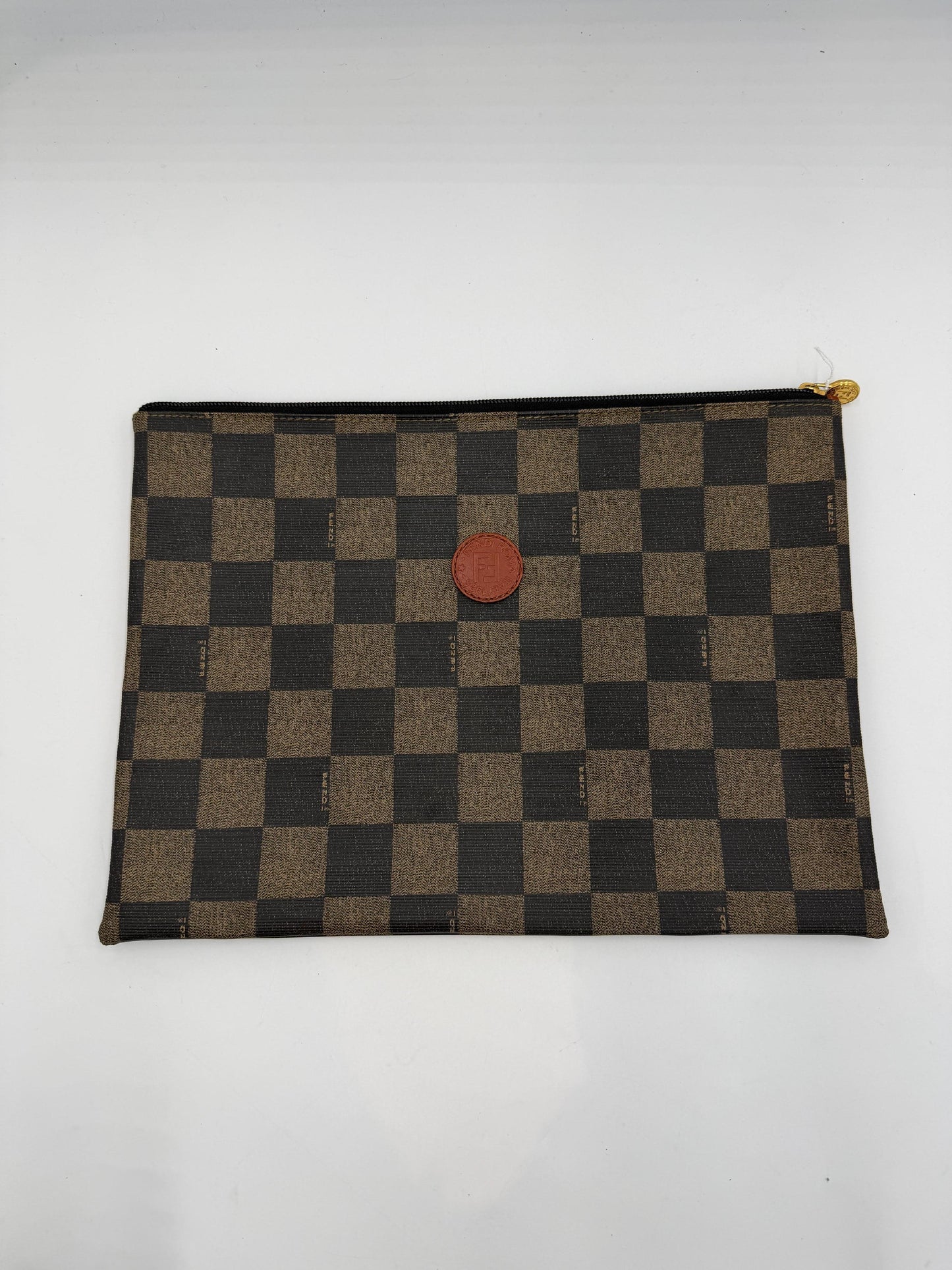Vintage Fendi Pequin Clutch