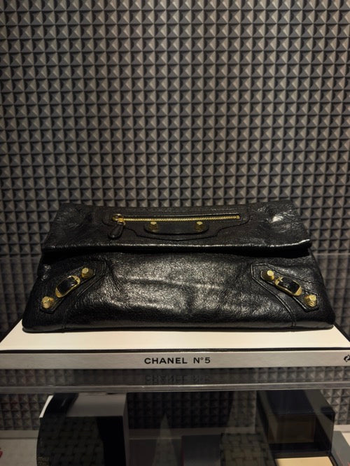 Balenciaga Motocross Giant 12 Envelope Clutch Bag