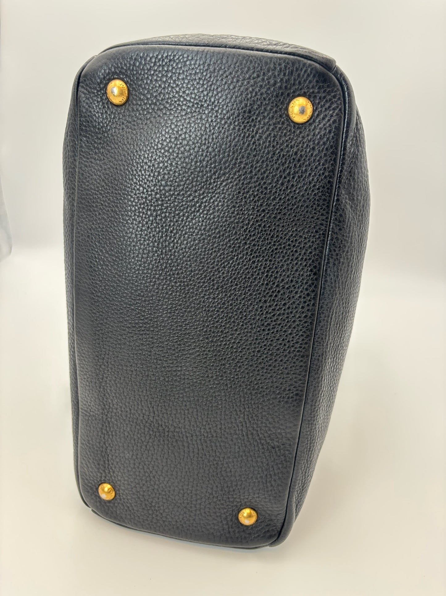 Prada Vitello Phenix Leather Tote Bag