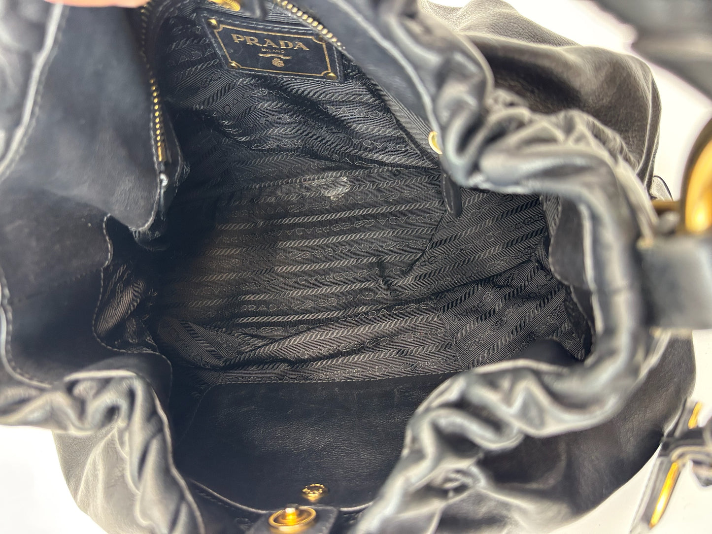 Prada Vitello Daino Shoulder Bag