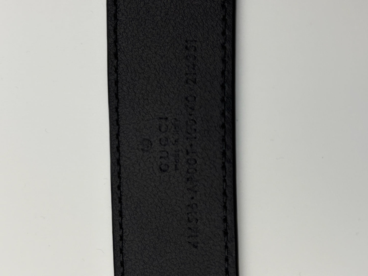 Gucci GG Marmont Leather Belt in Black with Gold-Tone Buckle