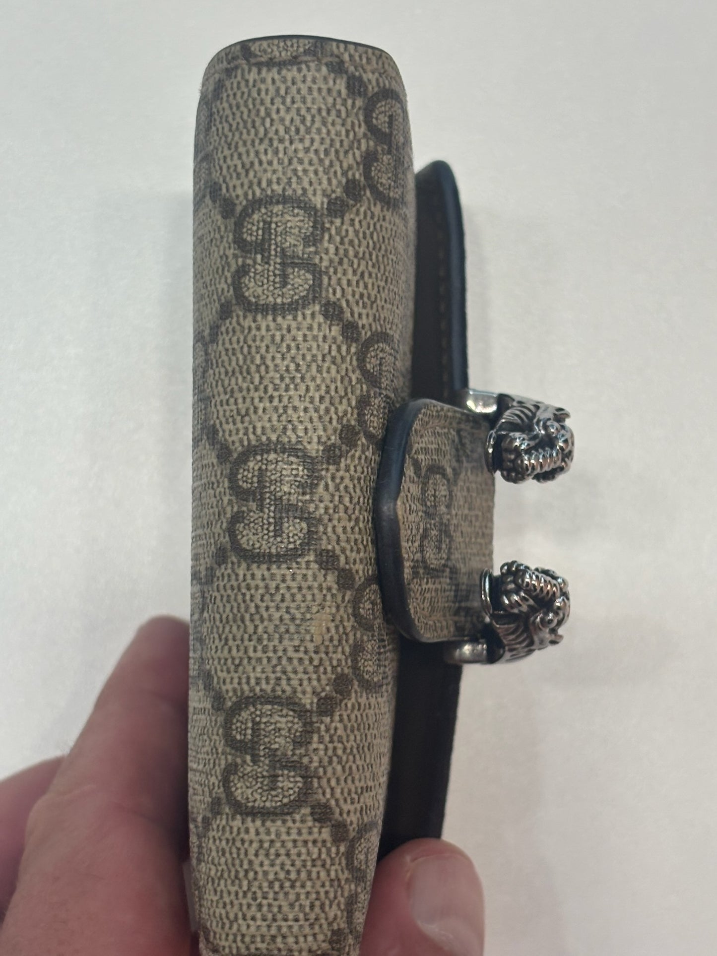 Gucci GG Supreme Monogram Dionysus Card Case Wallet (JP)