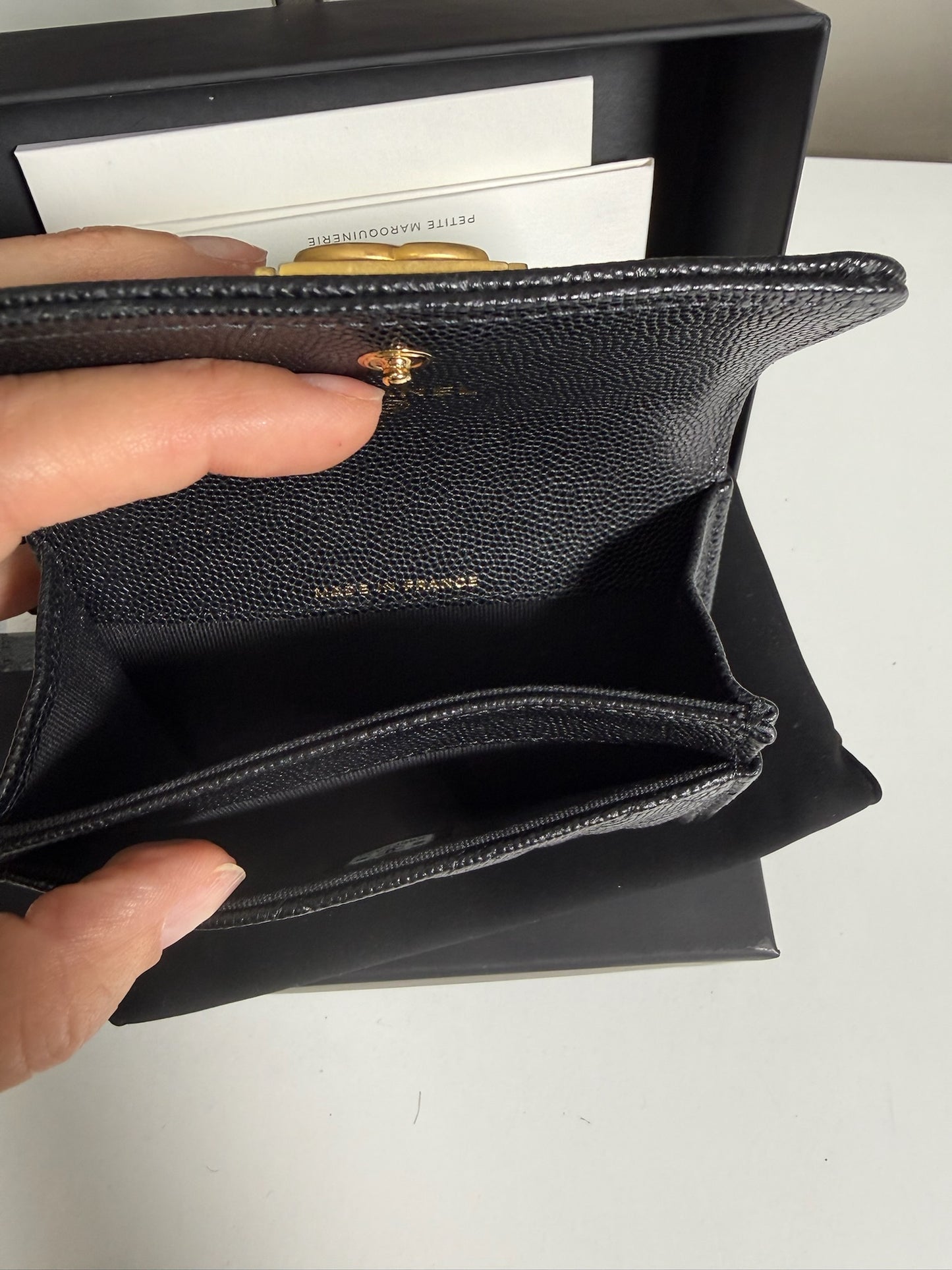 Chanel Boy Flap Card Holder