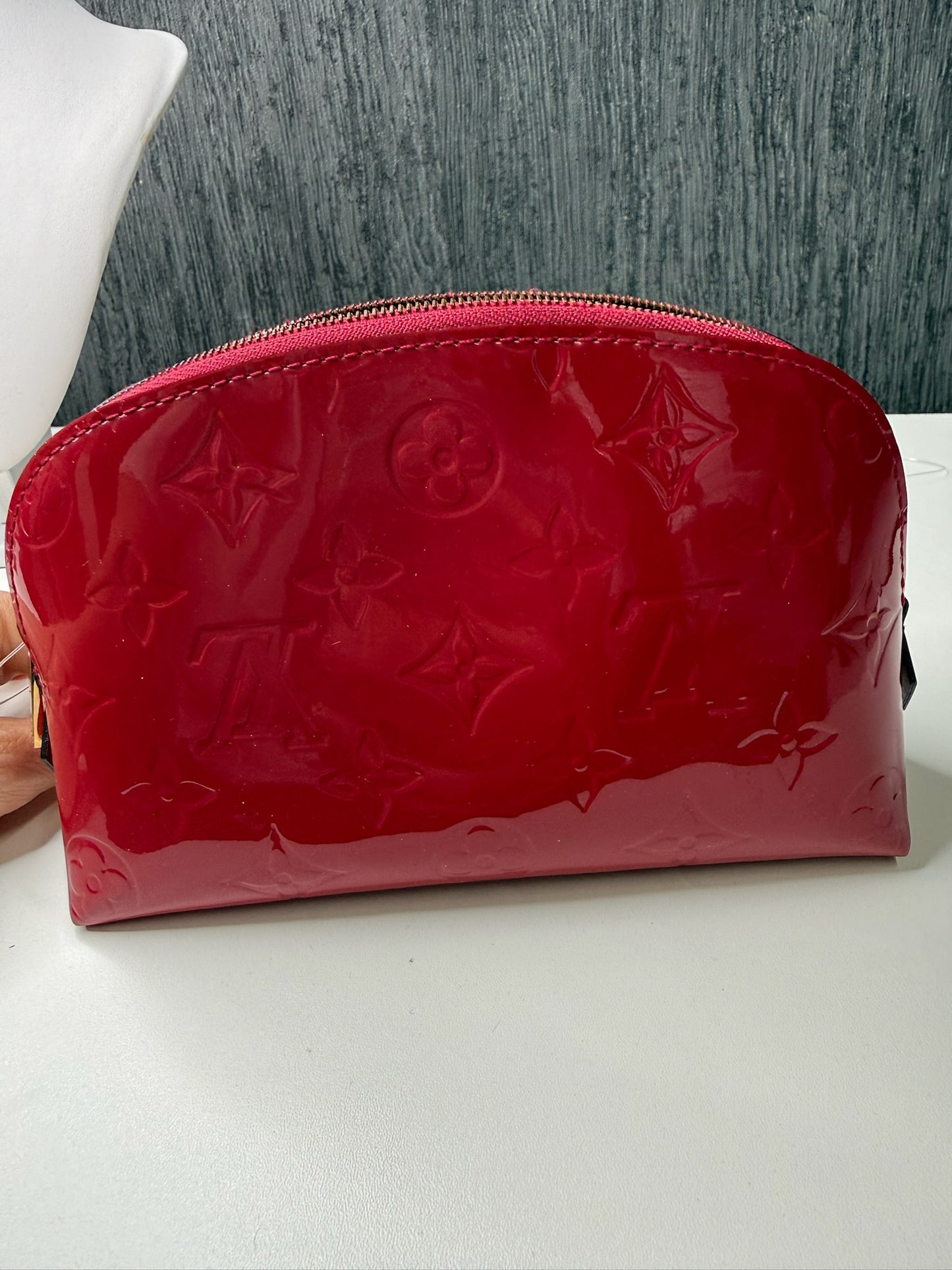 Louis Vuitton Monogram Vernis Cosmetic Pouch (JP)