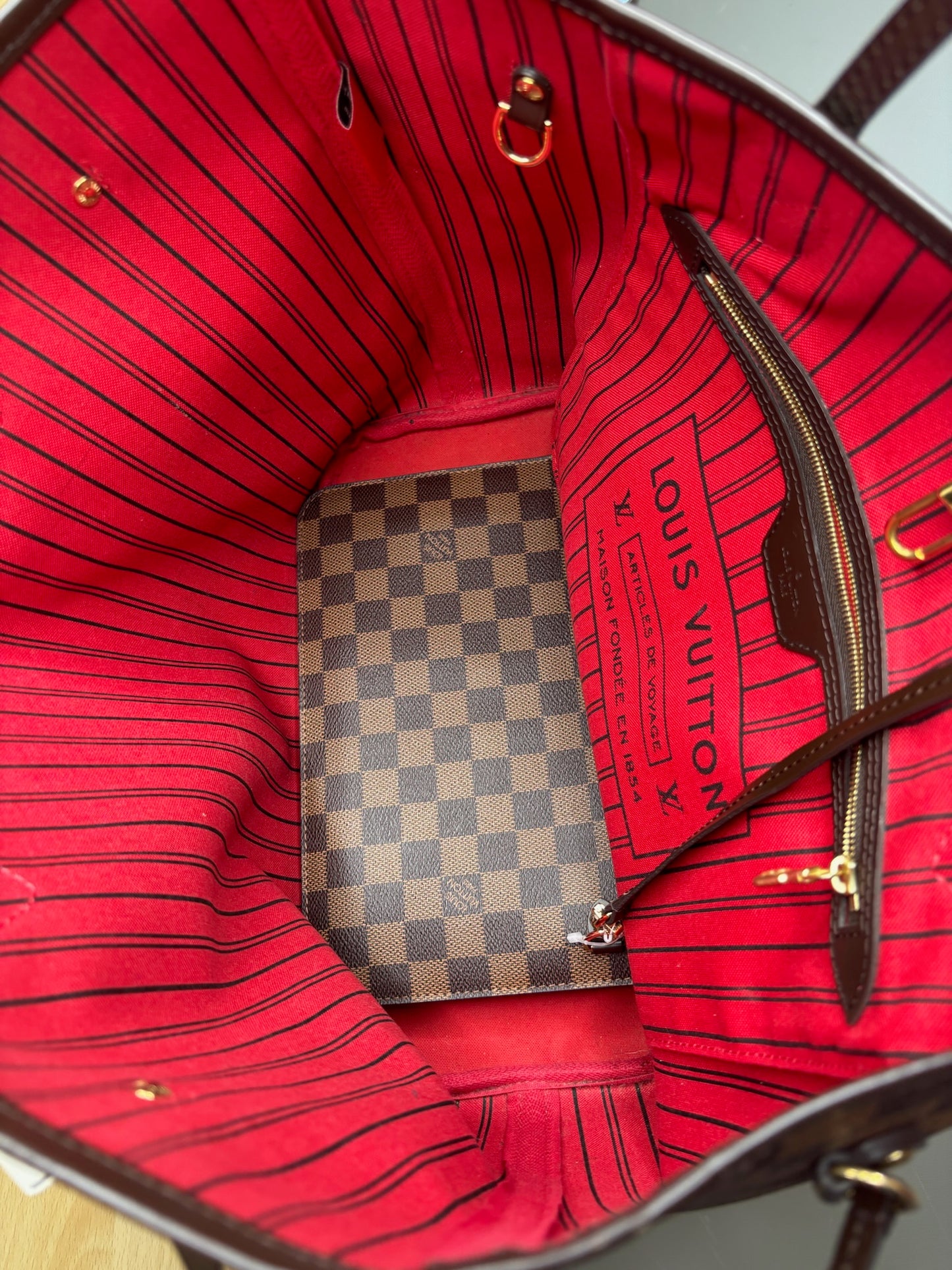 Louis Vuitton Neverfull MM Damier Ebene K34