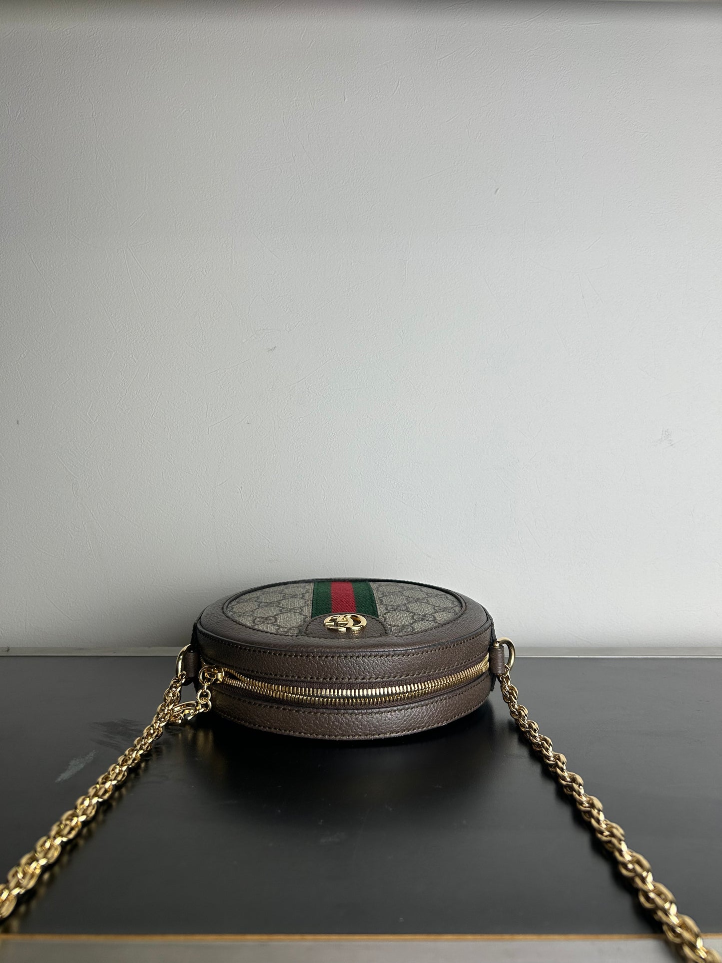 Gucci Ophidia Round Mini Shoulder Bag