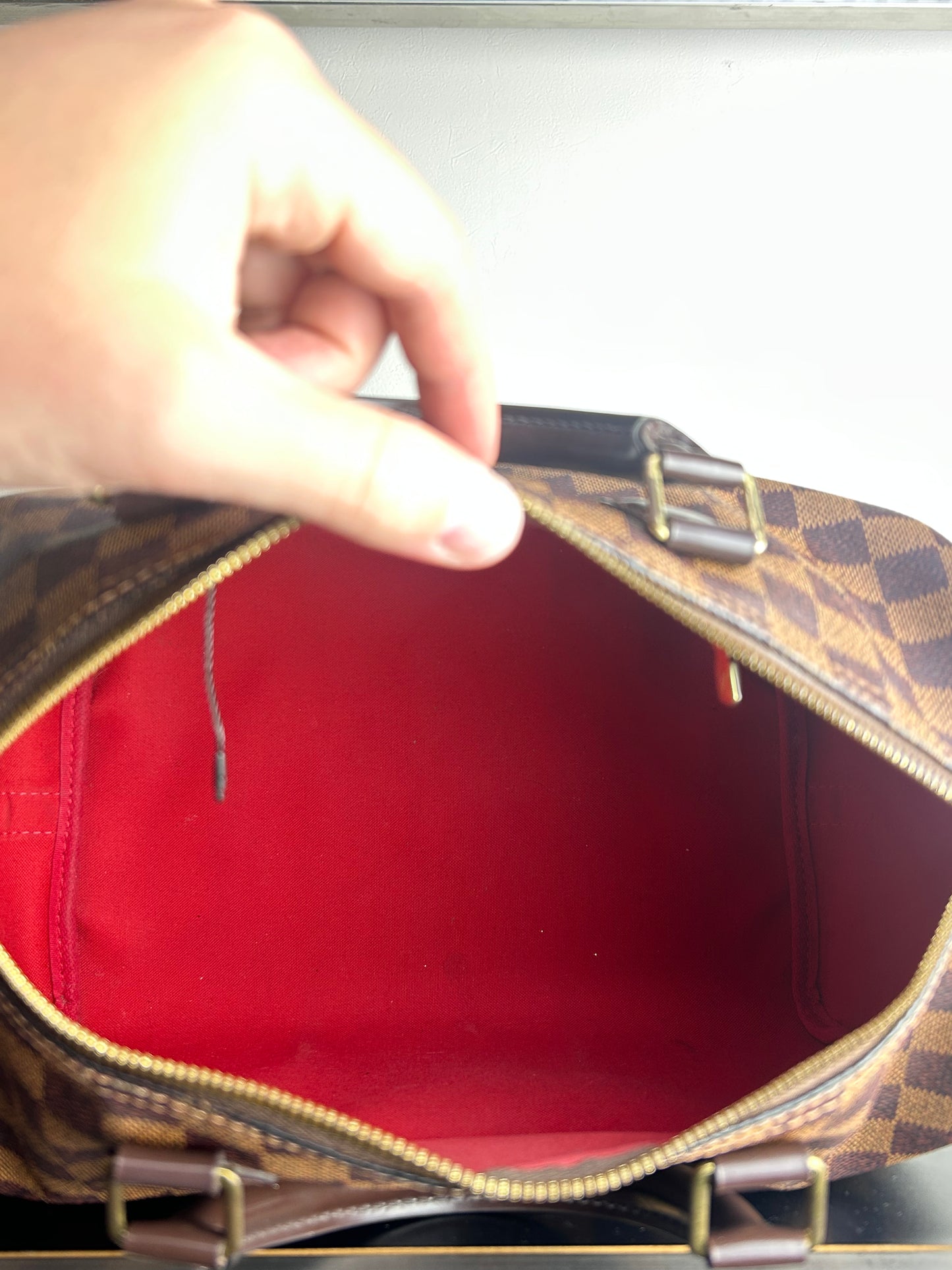 Louis Vuitton Damier Ebene Speedy Bandoulière 35