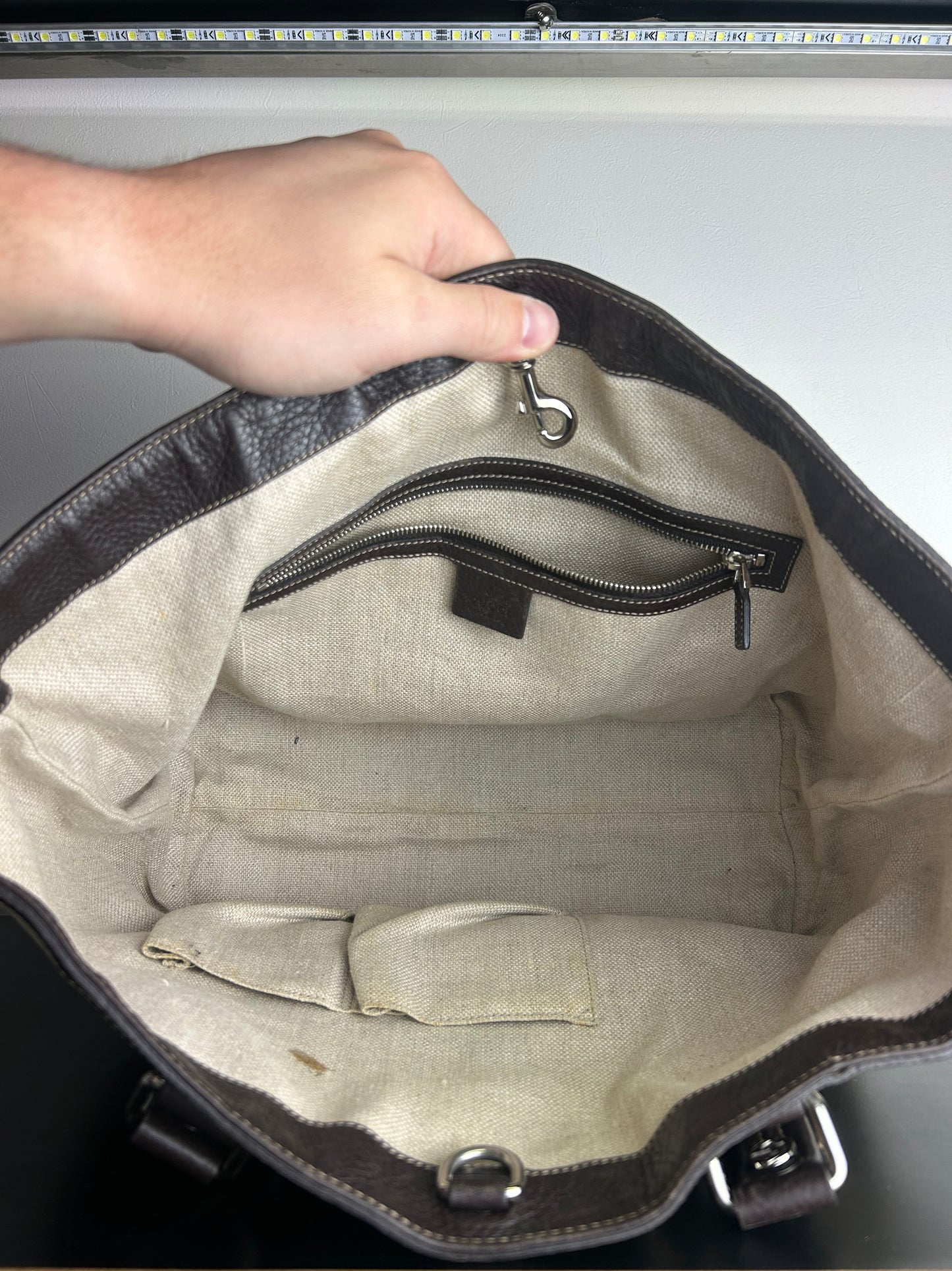 Gucci GG Canvas Web Tote