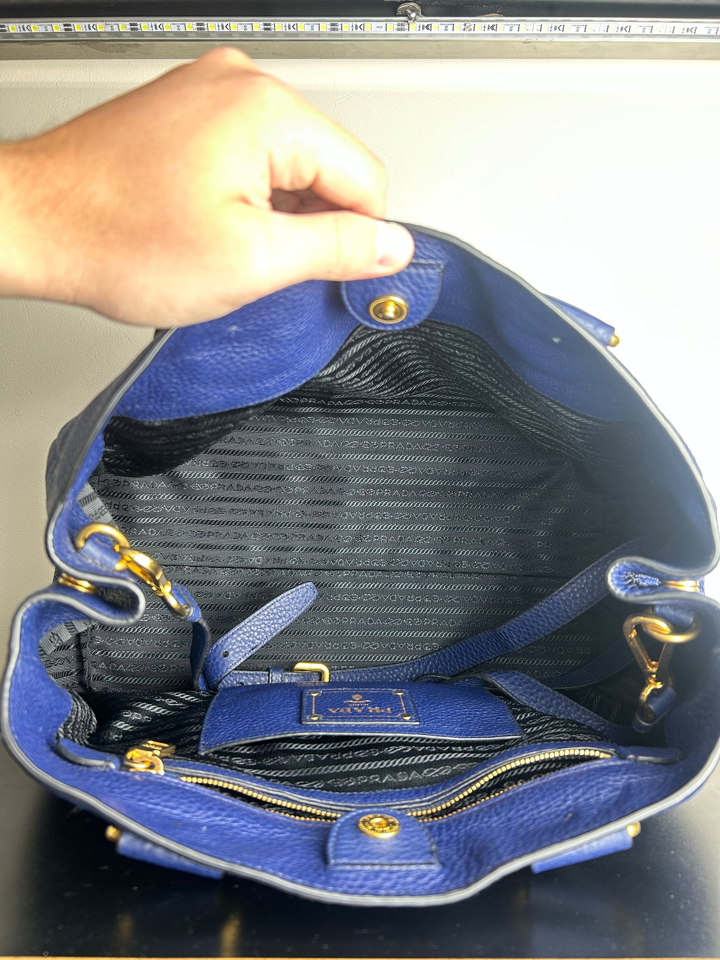 Prada Vitello Daino Tote