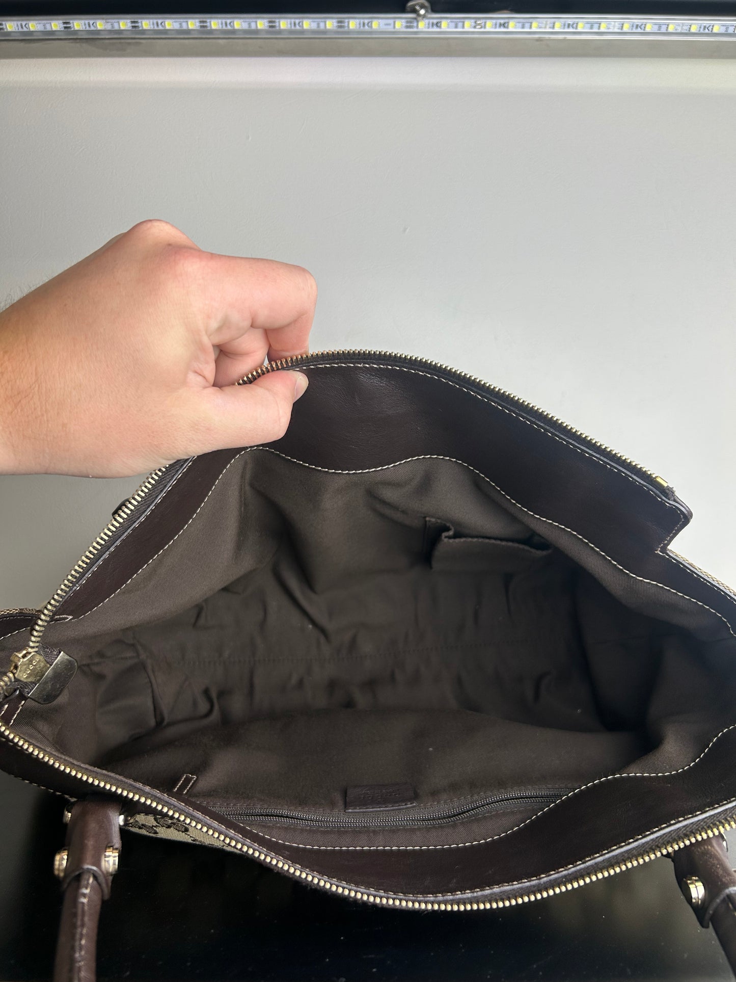 Gucci GG Canvas D-Ring Tote