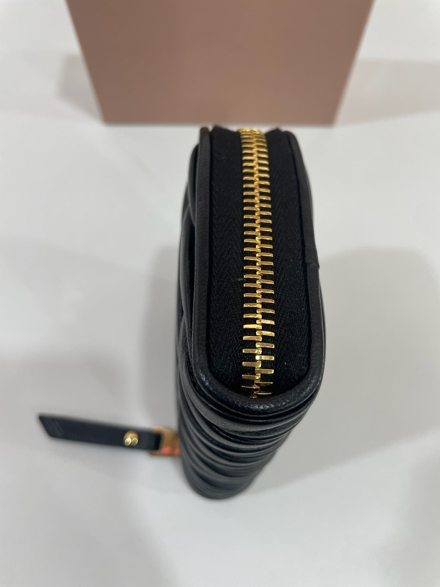 M0707-87 Miu Miu Matelassé Nappa Leather Coin Purse