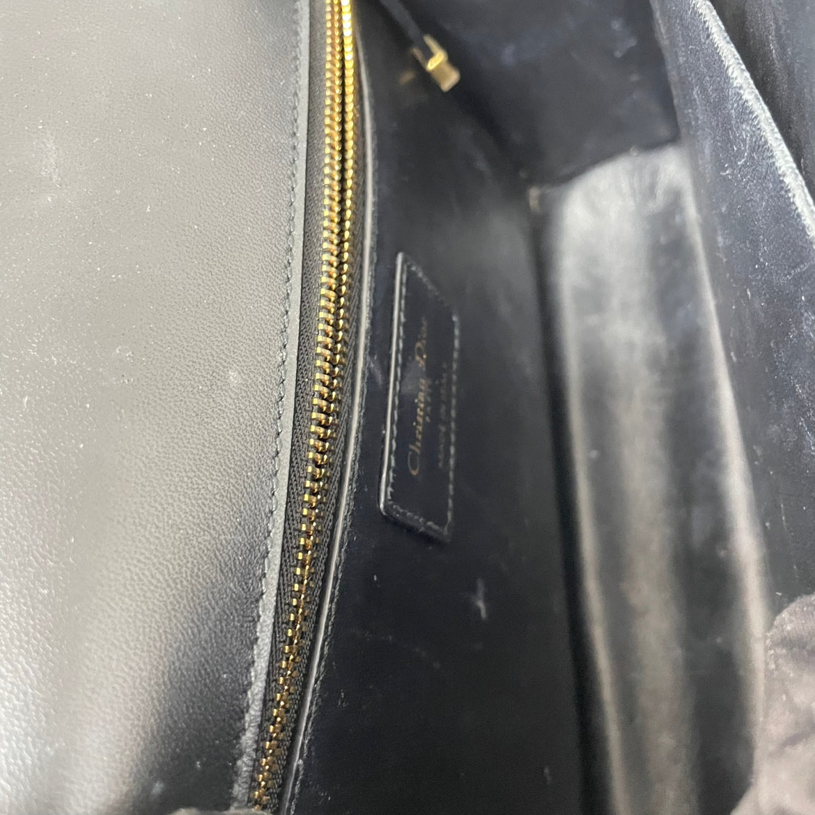 Dior Black Box Calf Leather 30 Montaigne Small Shoulder Bag M9203
