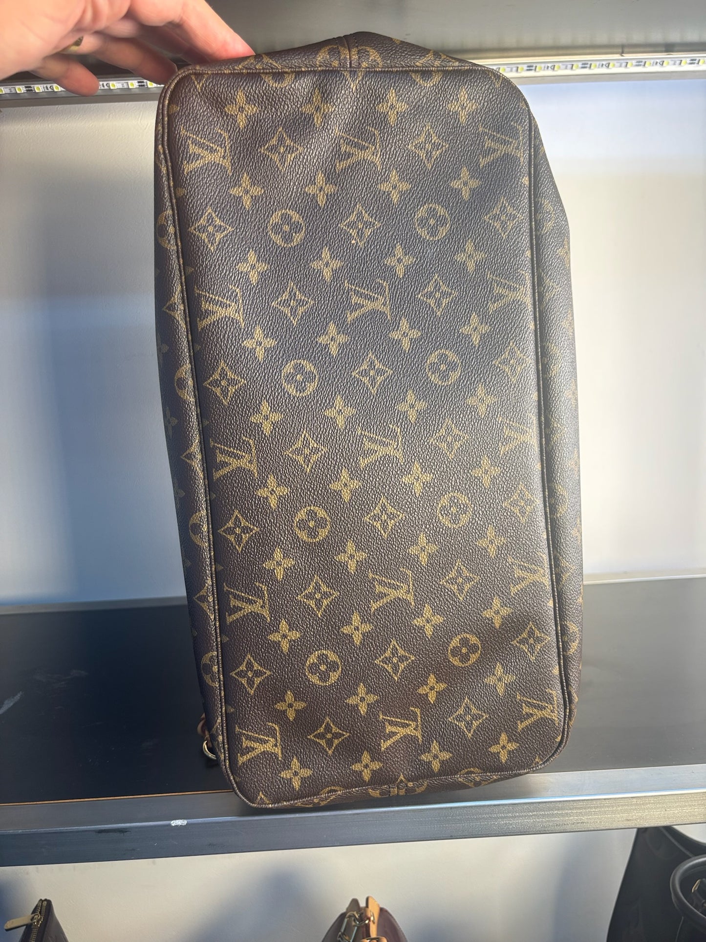 Louis Vuitton Brown PVC Monogram Canvas Neverfull GM Shoulder Bag M40157 (V01280430PD)