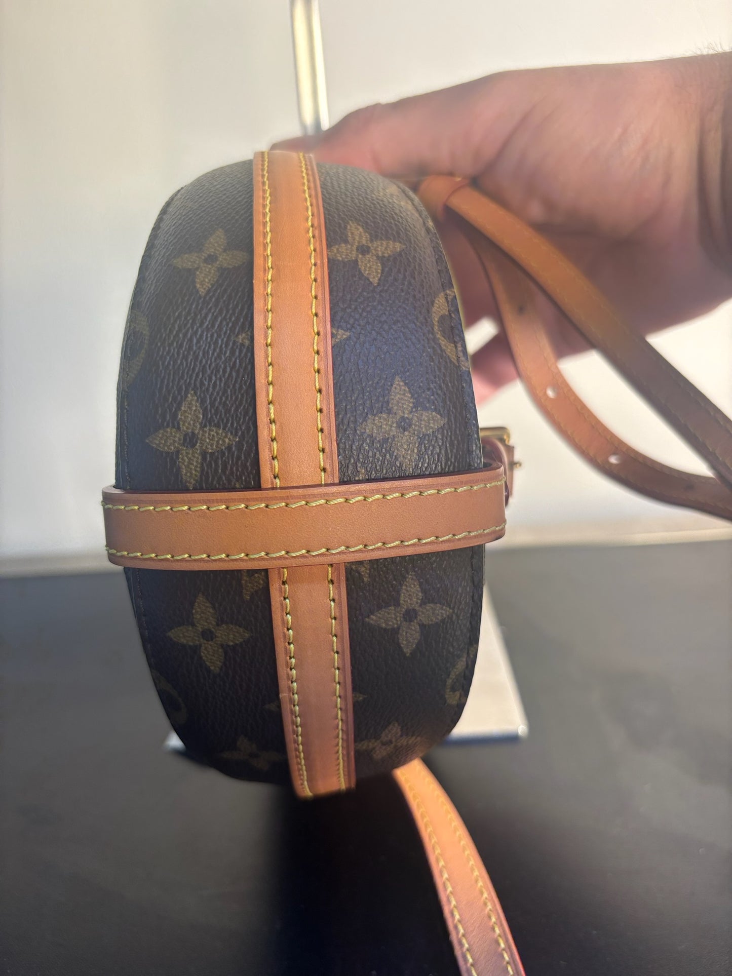 Louis Vuitton Brown PVC Monogram Chantilly PM Shoulder Bag M94086 (V1230209H)