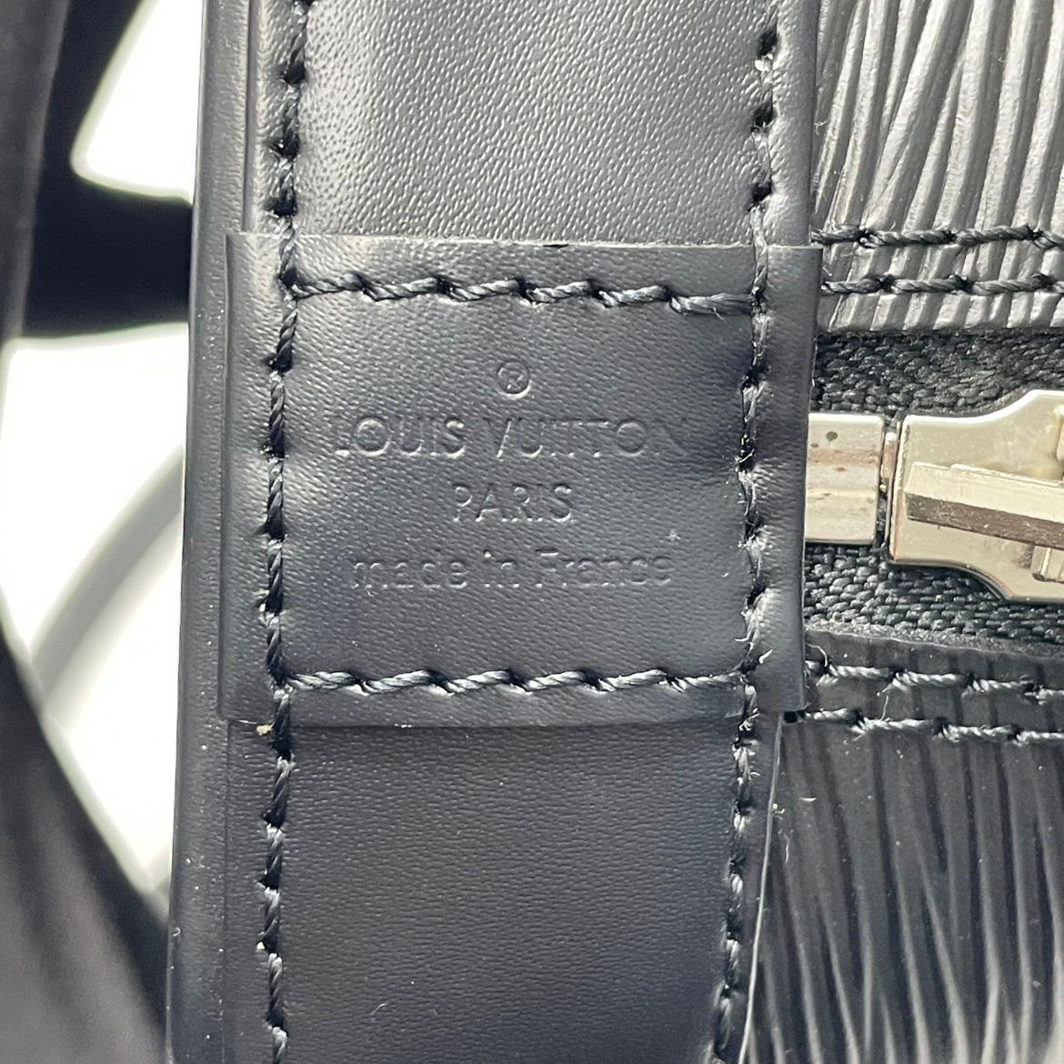 Louis Vuitton Black Leather Epi Alma BB Shoulder Bag M40862 (V012185326HB)