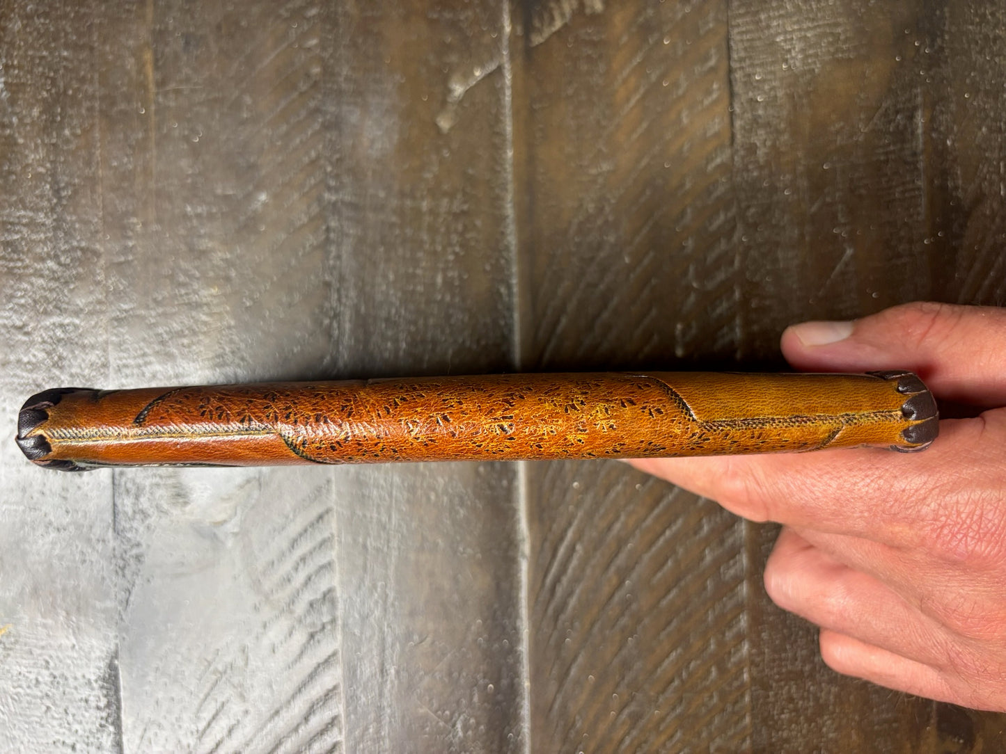 Vintage Tooled Leather Wallet
