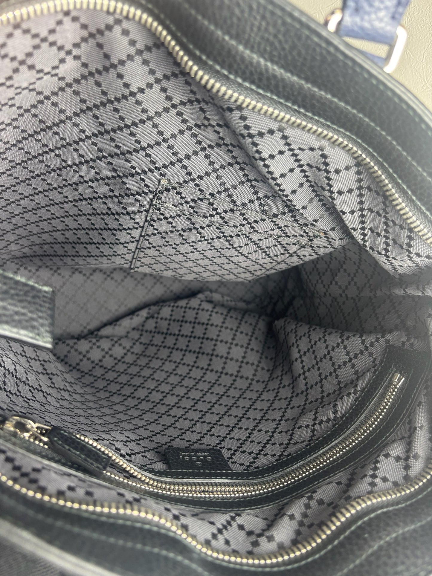 Gucci Cosmopolis Leather Tote Bag