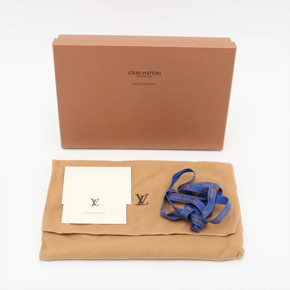 Louis Vuitton Monogram Pochette Twin GM FL1010 Brown