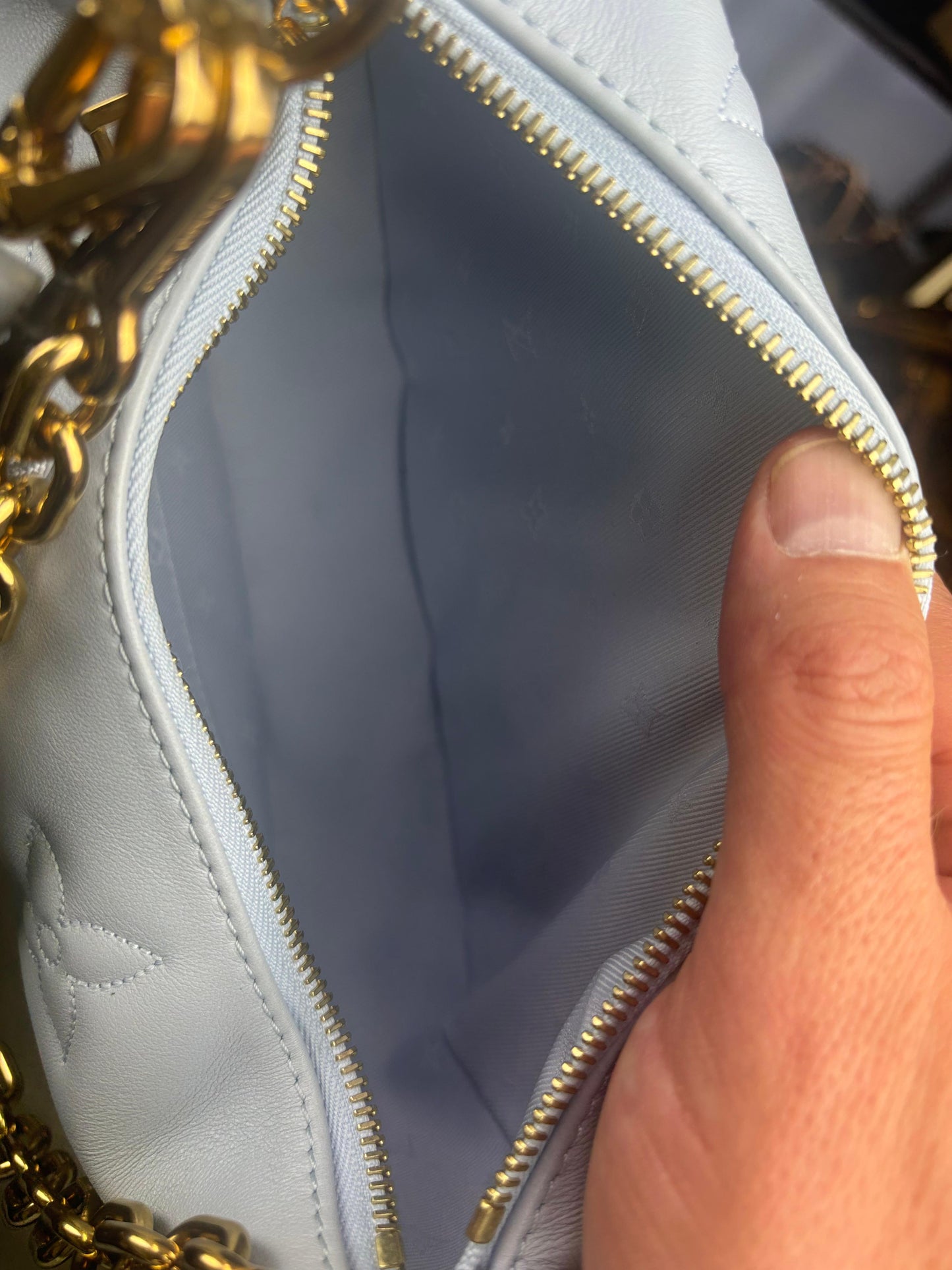 Louis Vuitton Over The Moon Bag in Glacier Blue