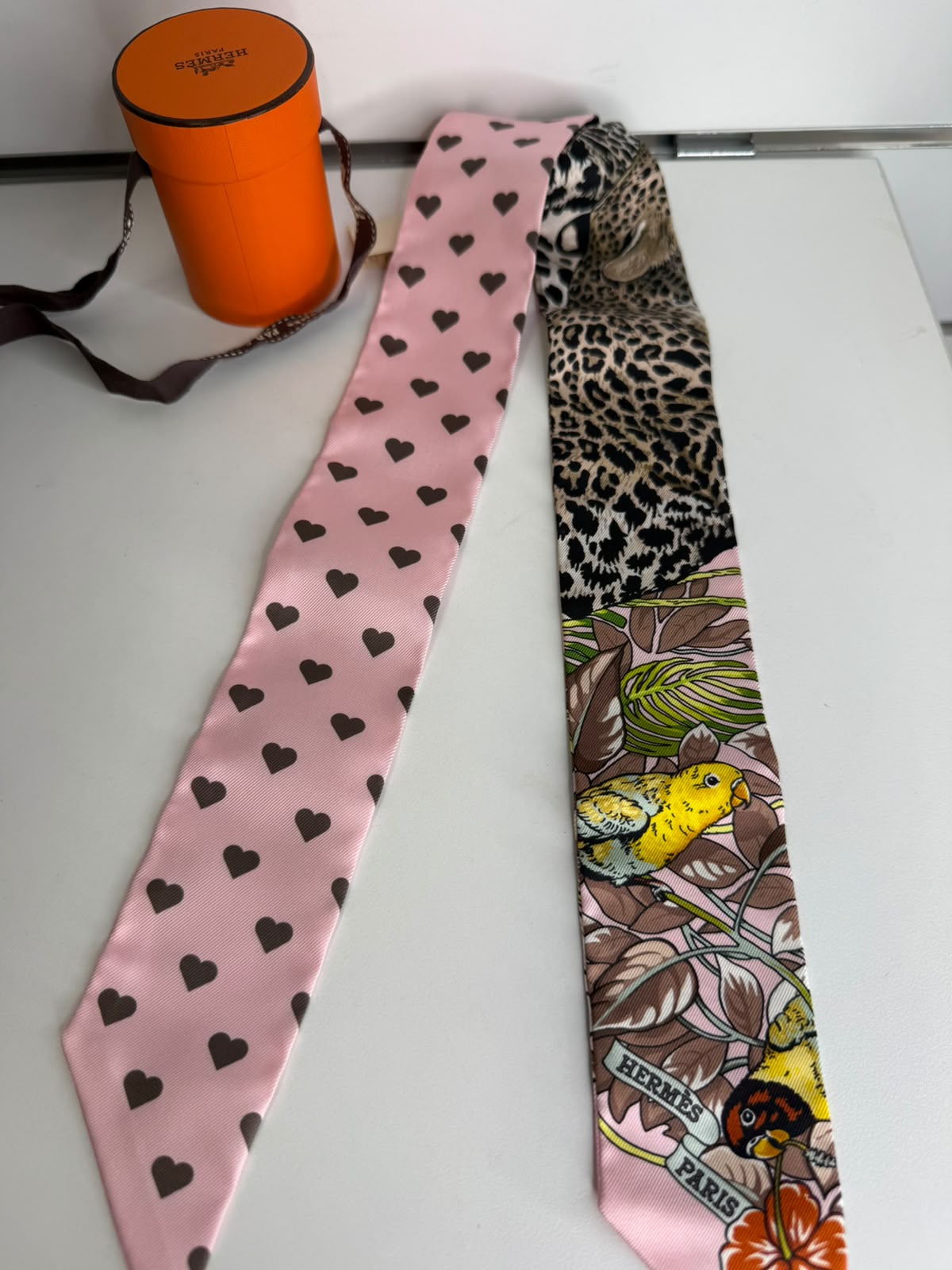 Hermes Jungle Love Love Twilly Scarf