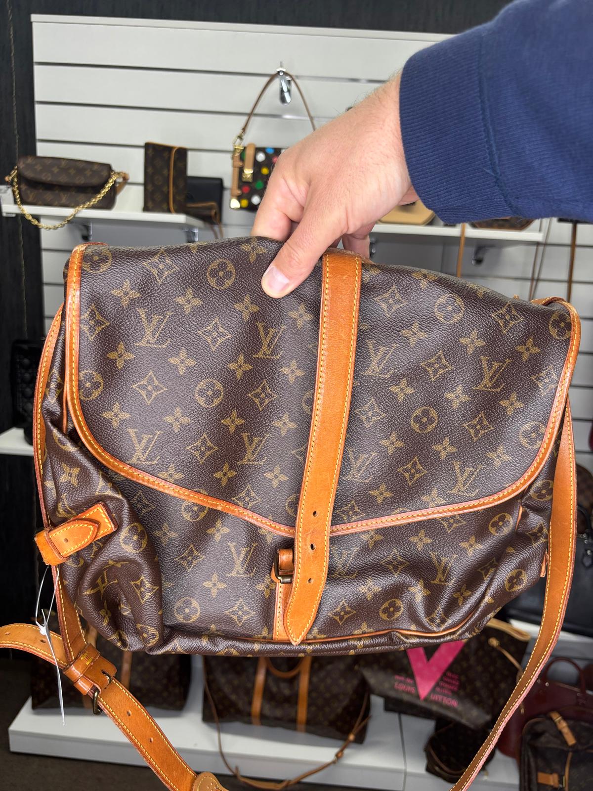 Louis Vuitton Monogram Saumur 35